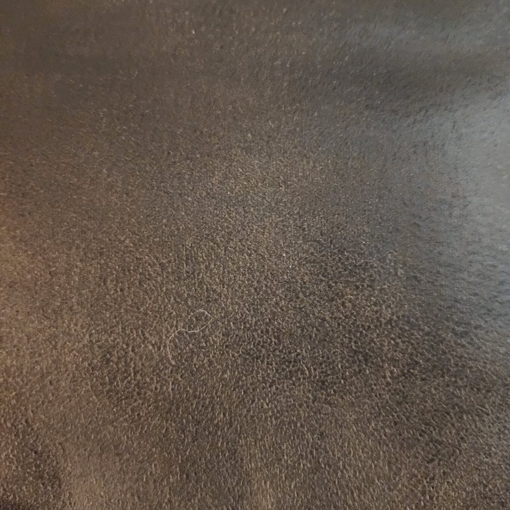 Arizona Jean Company Brown Bomber Jacket with Cream Shearling Trim - Picture 9 of 9